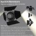 Aputure Barndoors with Bowens Mount | Durable Metal Build | 4-Leaf Velvet Fabric | Honeycomb & Magnetic Gel Holder for 120D Mark 2, 120D, 300D - Buy Online on GoSupps.com
