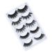 LALAFINA 5 Pair Luxury False Eyelashes 3d Flexible False Lashes Dramatic Eyelashes Reusable Fake Eye Lashes Magnetic Eyelashes False Strip Eyelashes Artificial Beauty Tools