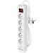 Buy Emos Socket Strip with USB 5-Fold Multiple Socket & 3m Extension Cable | IP20 Indoor Use 2x 2.1A Wall Bracket Included - Buy Online on GoSupps.com