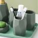 Bathroom soap dispenser handwash dispenser bottle/Bathroom Accessories Set Complete Bathroom Decor Sets For Apartments Contain Toothbrush Cup Soap Dispenser Soap Dish-blue-5 set (Color : Green 5 set Green - Buy Online on GoSupps.com