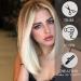 Esmee Short Straight Blonde Bob Wig for Women - 14 Ombre Synthetic Hair with Brown Roots for Cosplay and Parties - Buy Online on GoSupps.com
