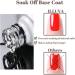 Soak Off Gel Nail Base Coat for UV/LED Gel Polish Manicure- Clear 12 ml Base Coat - Clear - Buy Online on GoSupps.com