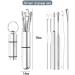 SSWERWEQ Ear wax removal tool 6pcs Ear Wax Remover Ear Cleaning Kit Ear Pick Earpick Ear Cleaner Spoon Care Ear Clean Tool for Adults Ear Care Set - Buy Online on GoSupps.com