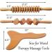 Wood Therapy Massage Tools 3-Piece Set for Lymphatic Drainage - Maderotherapy Colombiana Kit for Anti-Cellulite & Body Sculpting - Buy Online on GoSupps.com