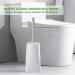 Compact Toilet Bowl Brush with Stainless Steel Handle - Space Saving, Drip-Proof, Easy to Assemble - Buy Online on GoSupps.com