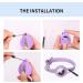 Buy Kocnydey Reflective Airtag Cat Collar - Adjustable Anti-Wing Design for Cats & Small Dogs (23-30cm) - Purple - Buy Online on GoSupps.com