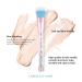 Cute 7PCS Makeup Brush Set with Quicksand Sequins Acrylic Handle - Professional Brushes for Eye Shadow, Blending, and Concealer - Special Blue Cosmetic Brushes for Girls - Buy Online on GoSupps.com