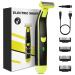 Beard Trimmer for Men Hybrid Electric Trimmer and Shaver Electric Razor for Men 360 Face Electric Razor with 4 Trimmer Guards(1 2 4 6mm) Electric Shavers for Men Trimmer for Men