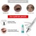 Rosarden Dark Brown Liquid Eyebrow Pencil - 3D Eyebrow Pen with 4 Forks, Quick Dry & Waterproof Formula for Precise Eyebrow Makeup - Ideal for Women, Men, Girls & Boys - Buy Online on GoSupps.com