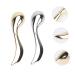 Minkissy 4 PCs Eye Cream Makeup Spatula Set | Facial Massage Tools for Skincare | Gold & Silver Mini Mud Spoons | International Shipping Available - Buy Online on GoSupps.com