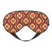70'S Retro Print Sleep Eye Mask Blindfold with Elastic Strap Headband Soft Eye Cover Eyeshade for Night Sleeping Travel