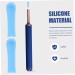 NULYLU 10pcs Ear Wax Removal Sleeves Soft Silicone Ear Cleaning Tools Gentle Replacement Accessories for Comfortable Earwax Removal Blue Color for Home Use - Buy Online on GoSupps.com