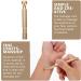 Fomiyes Relaxing Deep Salon Acupuncture Pencil Set - Professional Handheld Massage Tools Golden Earplugs & Facial Reflex Zone Therapy - 4PCS - Buy Online on GoSupps.com