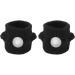 Acupressure Bracelet Set for Appetite Control & Stress Reduction - 2 Black Bracelets for Weight Loss & Wellness - Buy Online on GoSupps.com