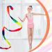 Lusofie 4Pcs Sparkling Dance Ribbons Set - 78.7inch Long Ribbons for Rhythmic Gymnastics and Artistic Dancing - Perfect for Girls Kids Training - Buy Online on GoSupps.com