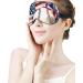 American Flag Baseball Sleep Mask | Soft Light-Blocking Eye Cover for Women | Adjustable Strap Baseball Decor - Buy Online on GoSupps.com
