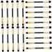 Hemoton 40 Pcs Double Ended Eyeshadow Brush Eyeshadow Makeup Brush Small Eyeshadow Brush Eye Shadow Brush for Makeup Eye Brush for Makeup Precision Eye Shadow Brush Makeup Eyeshadow Brush 12.50X0.50X0.50CMx2pcs Goldenx2pcs - Buy Online on GoSupps.com