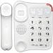 FEIlei Big Button Landline Phone Desktop Telephone Loud Ringtone Fixed Home Phone for Elderly and Visually Impaired - Buy Online on GoSupps.com