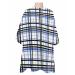 Blue Back Lattice Barber Cape - Salon Hair Cutting Cape for Women Men Kids Adults Retro Farmhouse Buffalo Plaid Checkered Haircut Cape with Adjustable Elastic Neckline Hairdressing Stylist Accessories 1 piece 55x63 Inch Blue