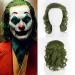 iFutniew Green Wig for Clown Costume Wig Men Short Wavy Wig Joker Fleck Wig Halloween - Buy Online on GoSupps.com