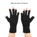 UV Protective Gloves for Nail Art & Skin Care | Anti-Aging Hand Protection for Hiking Canoeing & Driving - Black - Buy Online on GoSupps.com