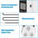 2 Pcs Temperature Controller Plug: YOYIAG 100-250 V Digital Thermostat Plug with Water Proof Sensor Probe Support Heating/Cooling Mode LCD Screen Thermostat Outlet Socket for Reptile Greenhouse Home - Buy Online on GoSupps.com