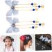 FOMIYES 5 Pairs Hanfu Butterfly Headdress Hanfu Hair Clip Metal Side Hair Barrette Fabric Hairpin Tassel Hair Clips Jeweled Hair Clips Chinese Hair Clips Chinese Style Child China Alloy - Buy Online on GoSupps.com