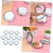 FOMIYES 20 Pcs Folding Vanity Mirror - Handheld Mini Wallet Mirror for Women - Small Pocket Cosmetic Mirrors - Bulk Pack (White, 2pcs) - Buy Online on GoSupps.com