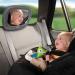 Munchkin Baby In-Sight Car Mirror - Extra Large Wide-Angle Reflection for Superior View of Baby, Black - Buy Online on GoSupps.com
