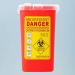 EXCEART Biohazard Sharps Disposal Container - Small Portable Needle and Syringe Disposal for Travel and Home Use (Red) - Buy Online on GoSupps.com