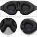 Smart A1 Sleep Mask for Men & Women - 3D Contoured Black Eye Mask for Full Light Blocking Comfortable Night Blindfold - Buy Online on GoSupps.com