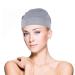 Lurrose 2Pcs Soft Beanie Chemo Cap for Women - White Gray | Cancer Headwear & Hair Loss Turban Hat - Buy Online on GoSupps.com