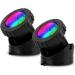 Coreslux Solar Pond Lighting - Adjustable RGB Underwater Spotlights IP68 Waterproof 2-Pack | Outdoor Garden Landscape Lighting - Buy Online on GoSupps.com