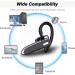 2022 New Bluetooth Headset Wireless Earpiece with MIC | Hands-Free Wireless Headset for Cell Phones | 80H Talking Time with Charging Case | Single Ear Bluetooth Earphone for Driving - Buy Online on GoSupps.com