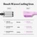 VODANA Professional Triple Flow Hair Waver - 1.25" Ceramic Wave Iron for Easy Beach Waves - Instant Heat Long-Lasting Performance Lavender - Buy Online on GoSupps.com