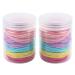 6 Boxes Ponytail Ropes for girls Bracelet Hair Ties for Women no crease hair ties elastic bracelets head bands for womens hair ribbon ponytail holder small women's plate