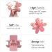 8 PCS Large Flower Hair Claw Clips for Thick + Thin Hair | Matte Square Jaw Clips for Women - Nonslip + Neutral Design - Buy Online on GoSupps.com