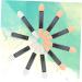 VINTORKY 50pcs Eye Shadow Applicator Eye Shadow Brush Sponge Double Ended Makeup Brush Sponge Eyeshadow Brush - Buy Online on GoSupps.com