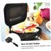 Zerodeko 2pcs Sandwich Skillet Bread BBQ Griddle Plate Frying Pan Turnover Maker Grill Press Snack Pan Non-Stick Pans Double Sided Pan Pancake Griddle Waffle Bakeware Toaster Aluminum Alloy 36.5X16CMx2pcs Blackx2pcs - Buy Online on GoSupps.com