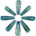 Brishow Green Ballerina Coffin False Nails - 20pcs Long Fake Nails for Women and Girls - Buy Online on GoSupps.com