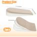 Adjustable Orthopedic Heel Lift Inserts | 4-Layer Gel Insoles for Uneven Leg Length Heel Spurs & Sports Injuries - Height Increase Solution for Men & Women - Buy Online on GoSupps.com