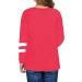 Girls' Red Tunic Sweatshirt | Long Sleeve Crewneck Pullover | Casual Loose Fit Blouse for 4-5T Kids - Buy Online on GoSupps.com