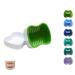 Retainer Box Dental Storage Box European Dental Box Denture Storage Box Retainer Box Care Box Dust Box Filter Screen Denture Box (Fruit green)