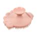 HEALLILY Baby Bath Silicone Brush Baby Scalp Massager Shampoo Brush Cradle Cap Brush Comb Scalp Care Brush for Baby Kids Pink