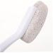 Housoutil Long-Handled Foot Exfoliator Volcanic Stone Bending Foot Exfoliator to Remove Dead Skin Calluses Feet Scrubber Foot Pumice for Dead Skin Foot Files Plastic Scraper White Body - Buy Online on GoSupps.com