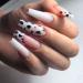 Women Stylish DIY 3D Slider Nail Art Decoration Manicure Tool Cow Butterfly-shape Pattern Nail Sticker(01) Style1 - Buy Online on GoSupps.com