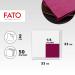 FATO Disposable Paper Napkins - 40 Pack 38x38cm 4-Folded 2-Layer Burgundy 100% Pure Cellulose - Ideal for Lunch & Buffets | Eco-Friendly FSC Certified - Buy Online on GoSupps.com