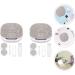 Exceart Makeup Container Set - 2-Piece Rhinestone Contact Lens & Myopia Glasses Case for Travel | Stylish & Practical Beauty Storage - Buy Online on GoSupps.com