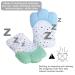 PandaEar Soothing Teething Mitten 2 Pack Pain Relief Protection Glove Stimulating Teether 0-12 Months (Blue Green) - Buy Online on GoSupps.com