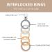 Kalovin Silicone Teether Rings - Clip-on Sensory Teething Links | BPA-Free Food Grade Teething Ring for Babies - Color 1 - Buy Online on GoSupps.com